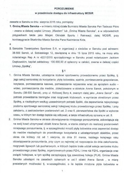 Miasto weszło w spółkę STS, ale z umowy zadowolone nie jest