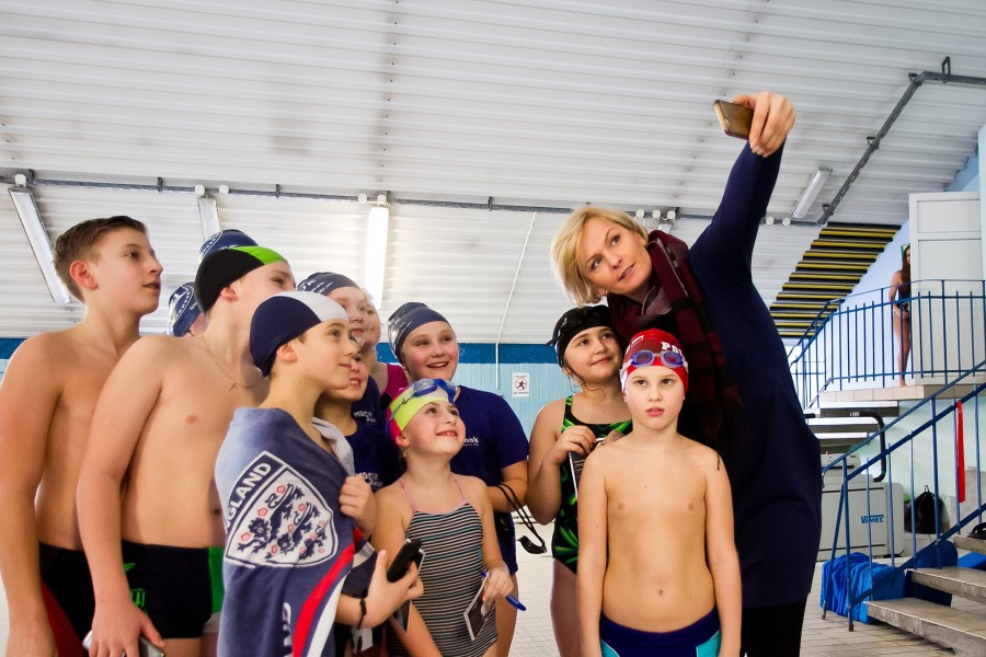 Olimpijka wspiera budowę sanockiego basenu