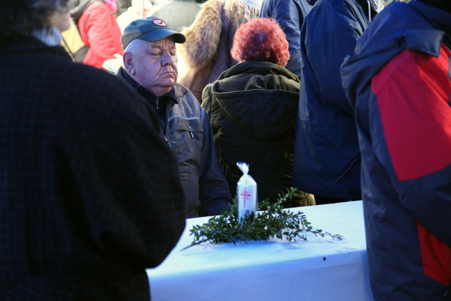 Sanoczanie poświęcili pokarmy i podzielili się jajkiem [FOTORELACJA]