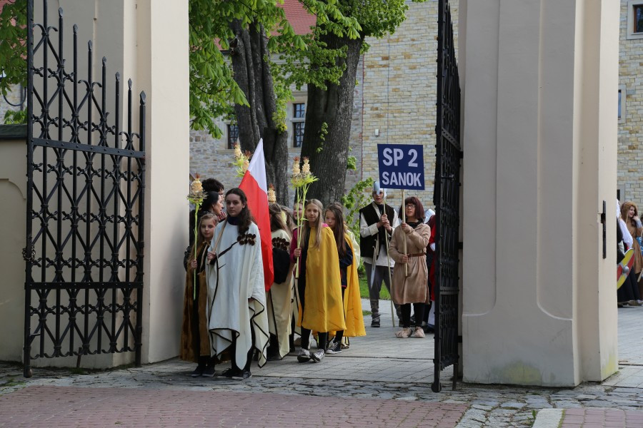 Mieszko z Dobrawą, Wyklęci i Gabriel Narutowicz na sanockim rynku [FOTORELACJA]