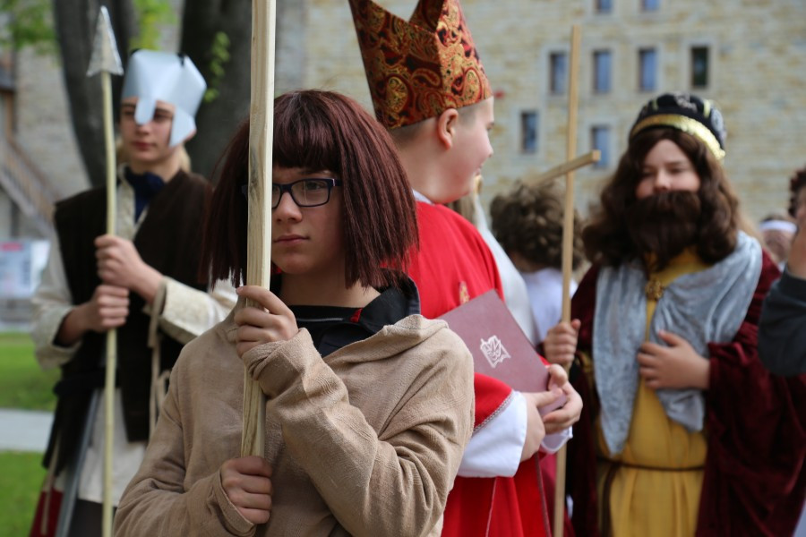 Mieszko z Dobrawą, Wyklęci i Gabriel Narutowicz na sanockim rynku [FOTORELACJA]