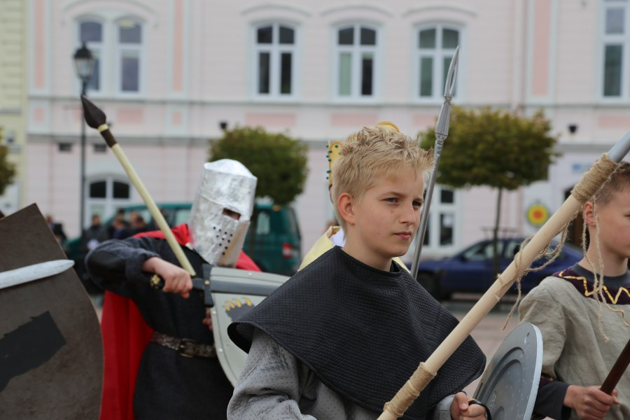 Mieszko z Dobrawą, Wyklęci i Gabriel Narutowicz na sanockim rynku [FOTORELACJA]