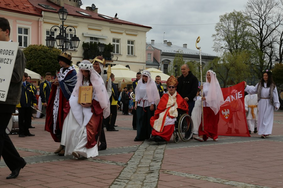 Mieszko z Dobrawą, Wyklęci i Gabriel Narutowicz na sanockim rynku [FOTORELACJA]