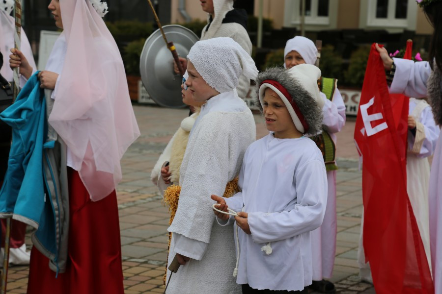 Mieszko z Dobrawą, Wyklęci i Gabriel Narutowicz na sanockim rynku [FOTORELACJA]