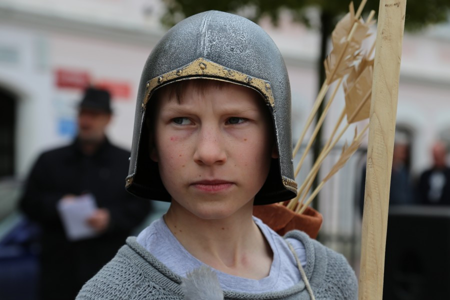 Mieszko z Dobrawą, Wyklęci i Gabriel Narutowicz na sanockim rynku [FOTORELACJA]