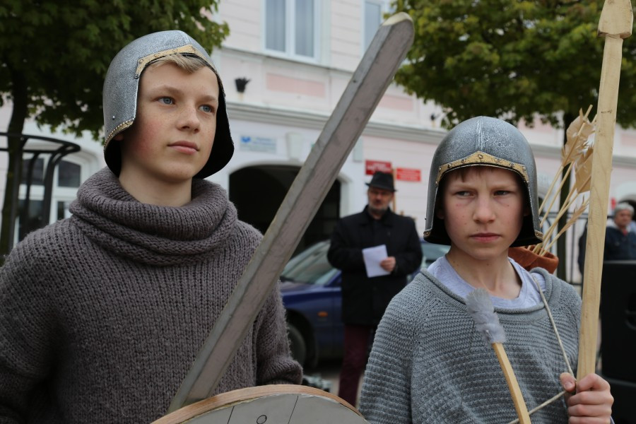 Mieszko z Dobrawą, Wyklęci i Gabriel Narutowicz na sanockim rynku [FOTORELACJA]