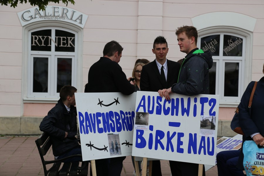 Mieszko z Dobrawą, Wyklęci i Gabriel Narutowicz na sanockim rynku [FOTORELACJA]