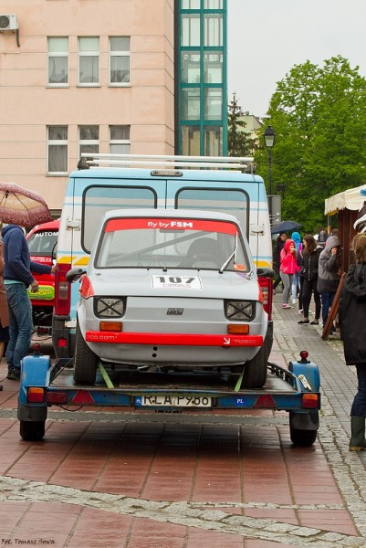 Prezentacja wyścigówek na sanockim rynku [FOTORELACJA]