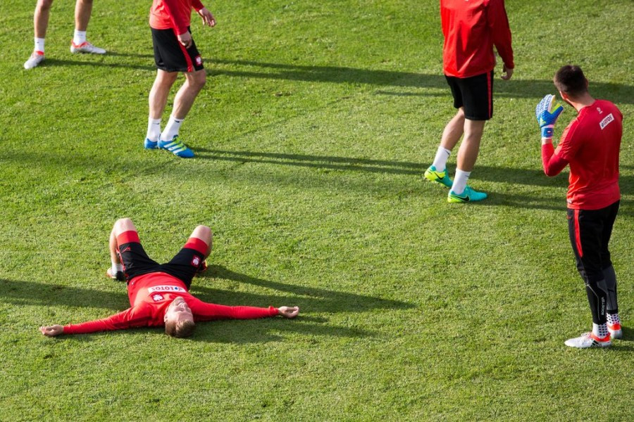 Treningi, zdjęcia i autografy. Kibice oszaleli na punkcie kadry Nawałki