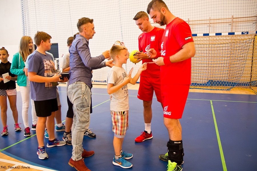 Uczniowie z Sanoka na treningu z kadrowiczami [FOTORELACJA]