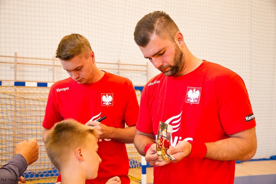 Uczniowie z Sanoka na treningu z kadrowiczami [FOTORELACJA]