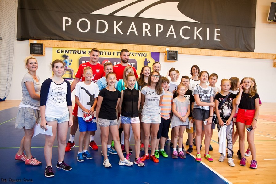 Uczniowie z Sanoka na treningu z kadrowiczami [FOTORELACJA]