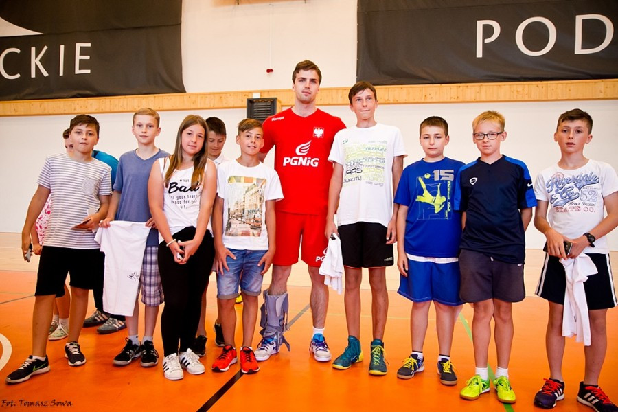 Uczniowie z Sanoka na treningu z kadrowiczami [FOTORELACJA]