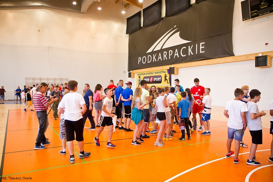 Uczniowie z Sanoka na treningu z kadrowiczami [FOTORELACJA]