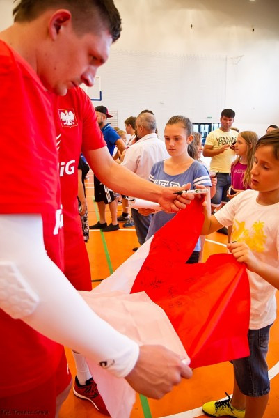 Uczniowie z Sanoka na treningu z kadrowiczami [FOTORELACJA]