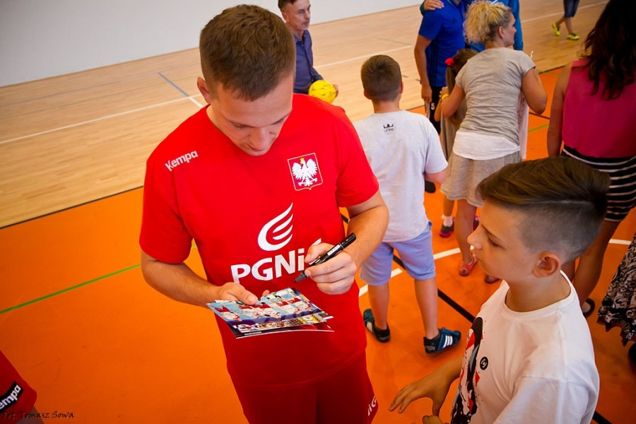 Uczniowie z Sanoka na treningu z kadrowiczami [FOTORELACJA]