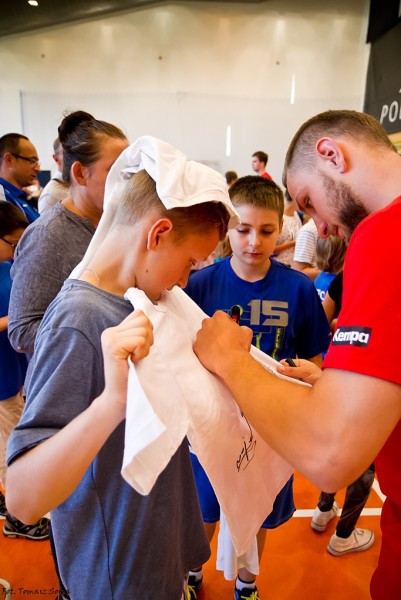 Uczniowie z Sanoka na treningu z kadrowiczami [FOTORELACJA]
