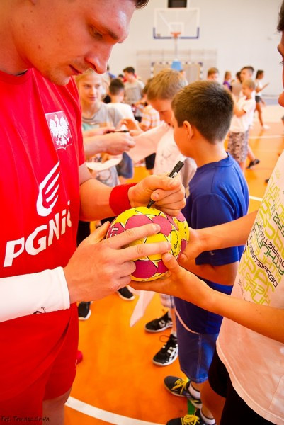 Uczniowie z Sanoka na treningu z kadrowiczami [FOTORELACJA]