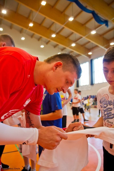 Uczniowie z Sanoka na treningu z kadrowiczami [FOTORELACJA]
