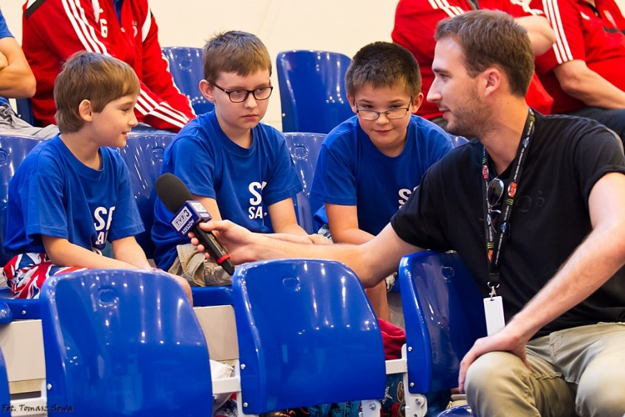 Uczniowie z Sanoka na treningu z kadrowiczami [FOTORELACJA]