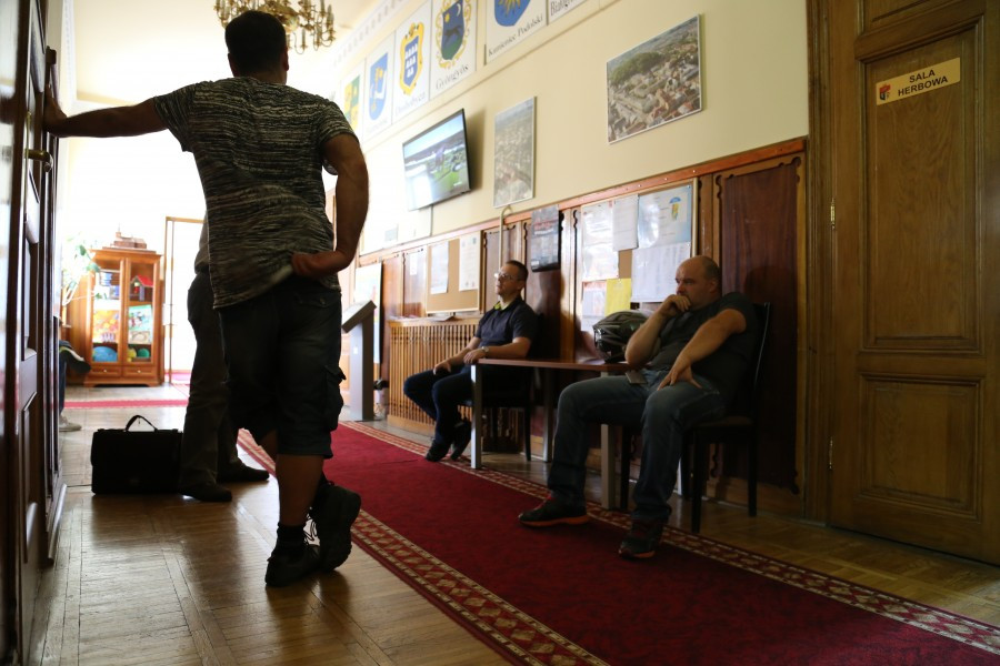 Kibice u burmistrza. Spotkanie za zamkniętymi drzwiami