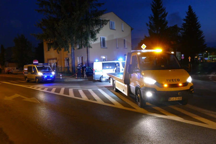 AKTUALIZACJA: Nocny wypadek w Sanoku. 