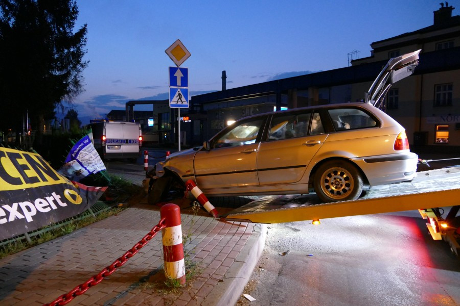 AKTUALIZACJA: Nocny wypadek w Sanoku. 