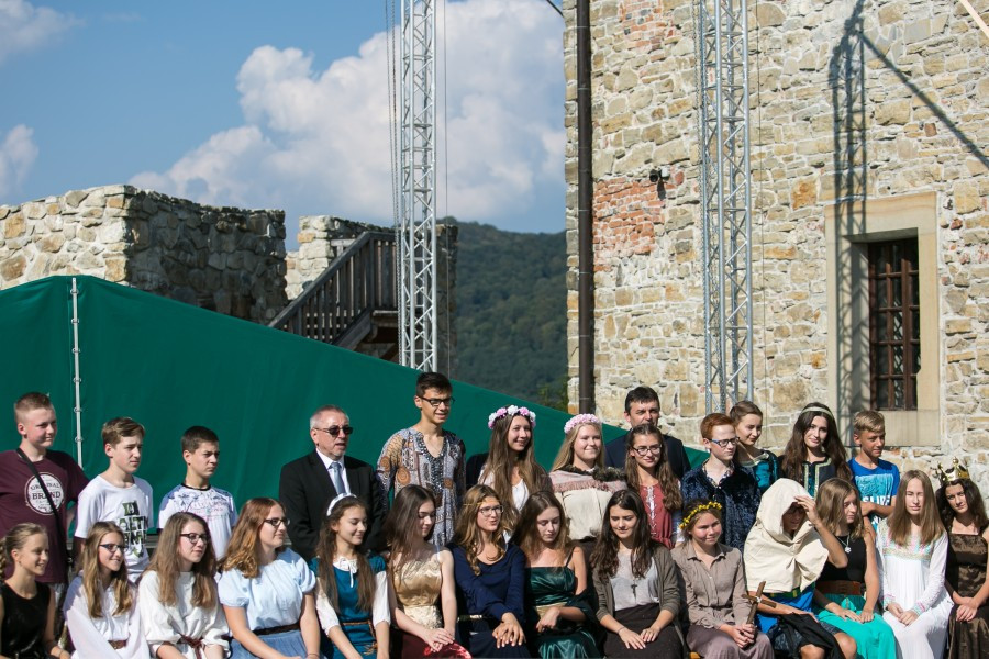Tak wyglądał Chrzest Polski w wykonaniu sanockiej grupy rekonstrukcyjnej SCUTUM. Zobacz zdjęcia [FOTORELACJA]