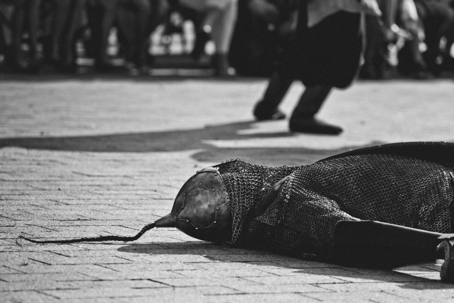 Tak wyglądał Chrzest Polski w wykonaniu sanockiej grupy rekonstrukcyjnej SCUTUM. Zobacz zdjęcia [FOTORELACJA]