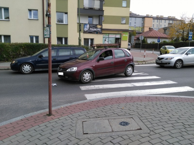 Kolizja na Mickiewicza [ZDJĘCIA]