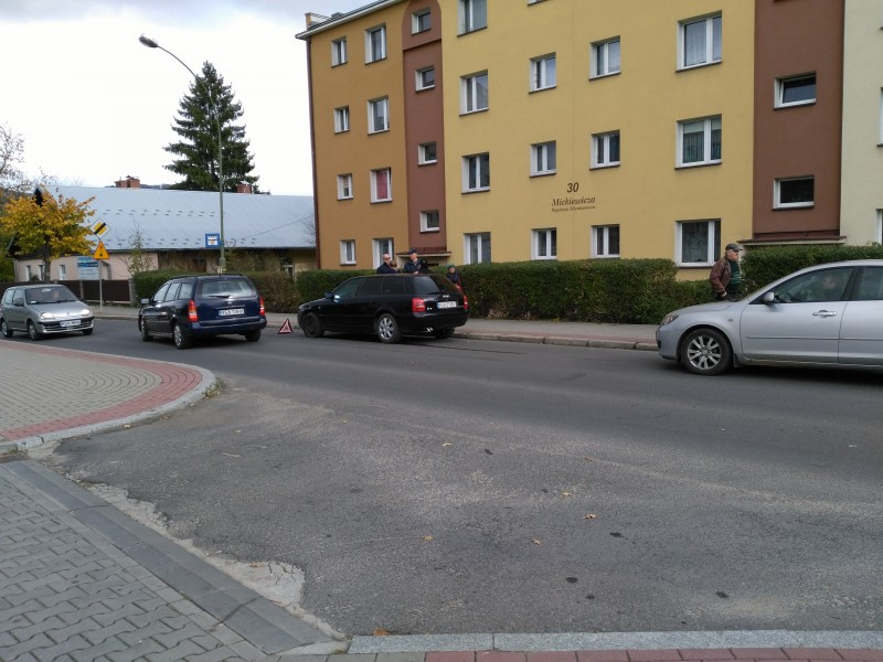 Kolizja na Mickiewicza [ZDJĘCIA]