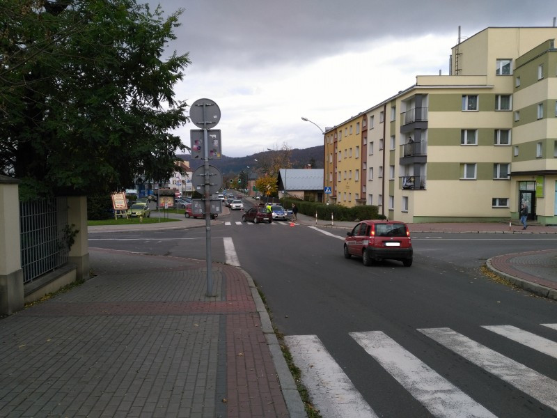 Kolizja na Mickiewicza [ZDJĘCIA]