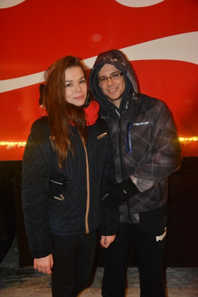 Tłumy sanoczan do świątecznej ciężarówki Coca-Coli [ZDJĘCIA, WIDEO]