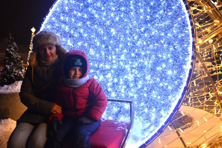 Tłumy sanoczan do świątecznej ciężarówki Coca-Coli [ZDJĘCIA, WIDEO]