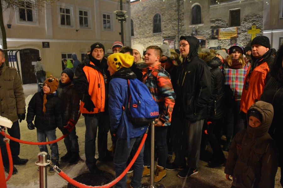 Tłumy sanoczan do świątecznej ciężarówki Coca-Coli [ZDJĘCIA, WIDEO]