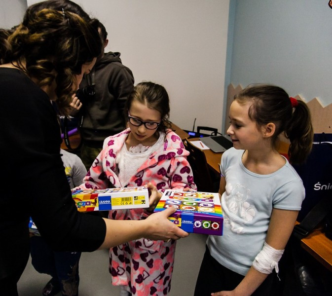 Sanocki oddział dziecięcy pokolorowany przez Śnieżkę