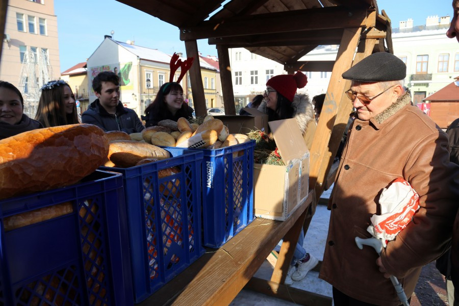 Tak wyglądała miejska Wigilia na rynku [ZDJĘCIA]