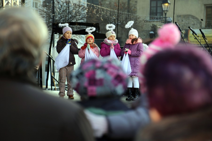 Tak wyglądała miejska Wigilia na rynku [ZDJĘCIA]