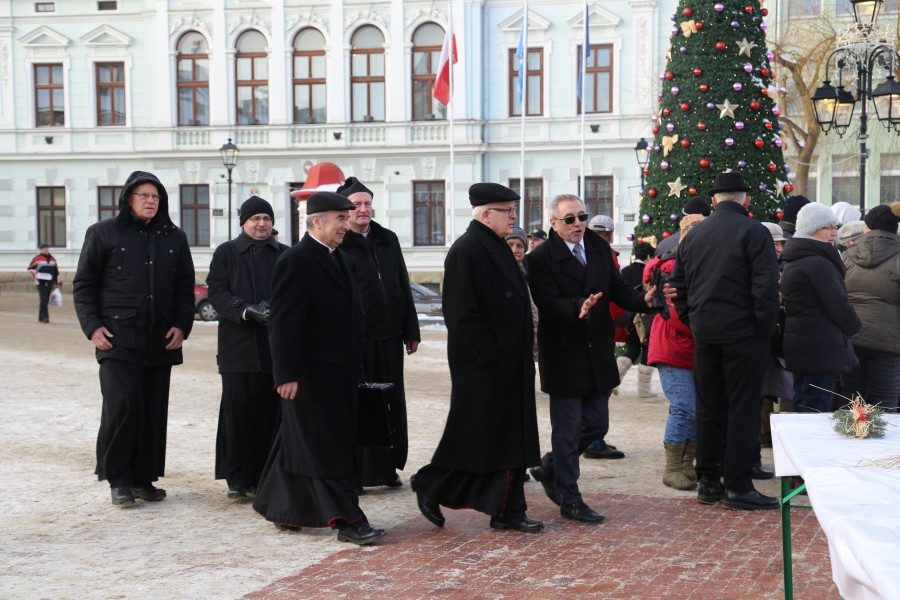 Tak wyglądała miejska Wigilia na rynku [ZDJĘCIA]