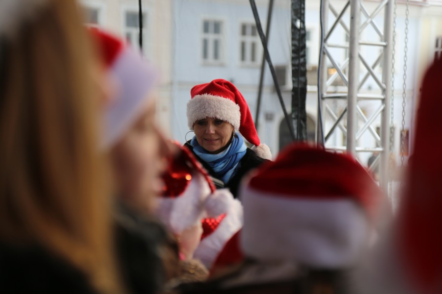 Tak wyglądała miejska Wigilia na rynku [ZDJĘCIA]