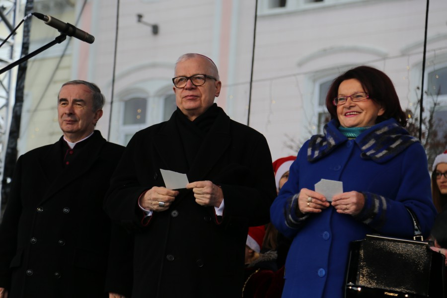 Tak wyglądała miejska Wigilia na rynku [ZDJĘCIA]