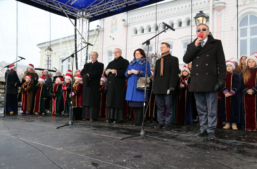 Tak wyglądała miejska Wigilia na rynku [ZDJĘCIA]