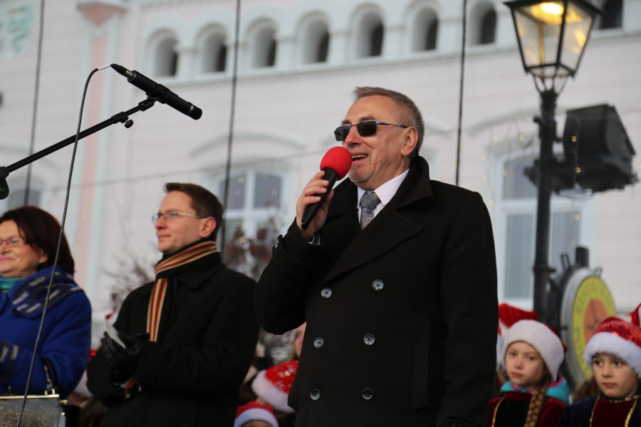 Tak wyglądała miejska Wigilia na rynku [ZDJĘCIA]