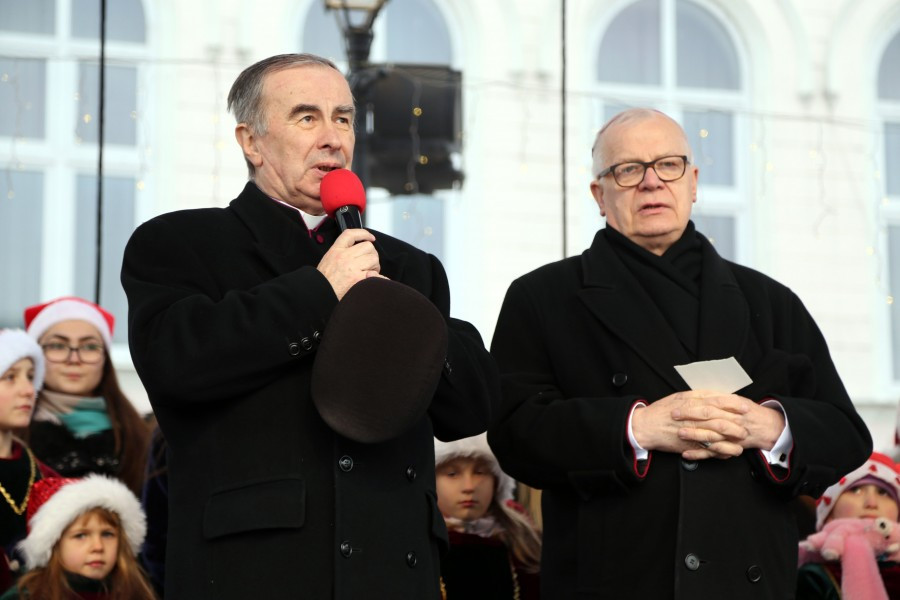 Tak wyglądała miejska Wigilia na rynku [ZDJĘCIA]