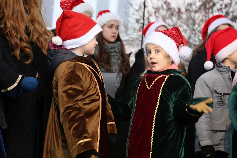 Tak wyglądała miejska Wigilia na rynku [ZDJĘCIA]