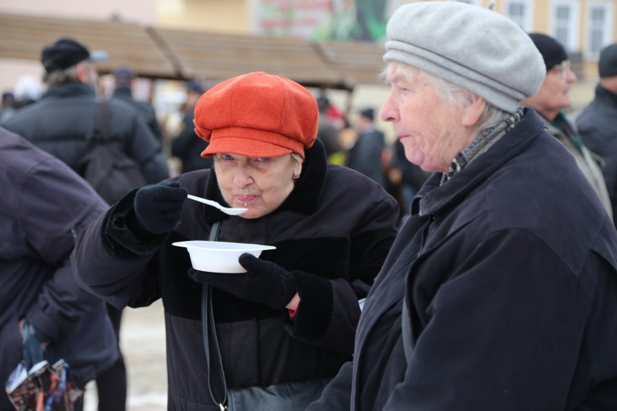 Tak wyglądała miejska Wigilia na rynku [ZDJĘCIA]