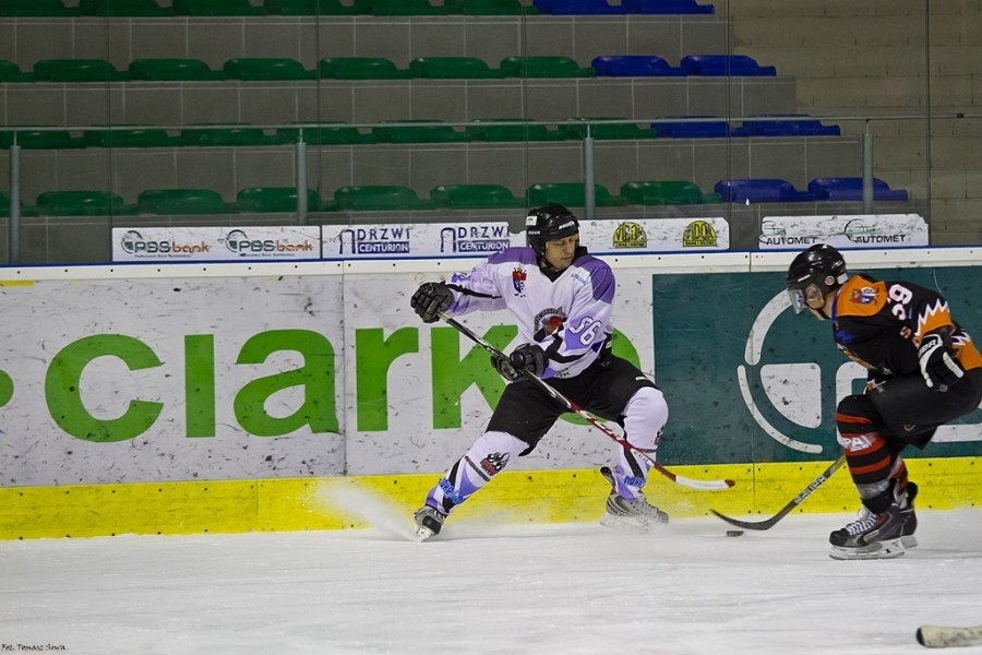 WOŚP 2017. Hokejowe emocje wróciły na sanocki lód. Koguty oskubały Niedźwiedzie [ZOBACZ ZDJĘCIA]