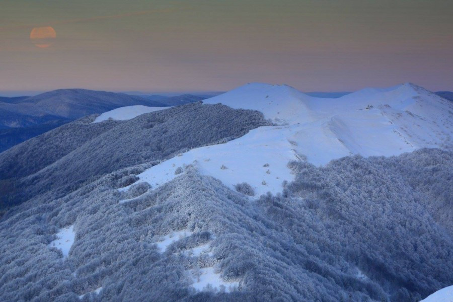 Bieszczady zimą w obiektywie Marka Kusiaka [ZDJĘCIA]