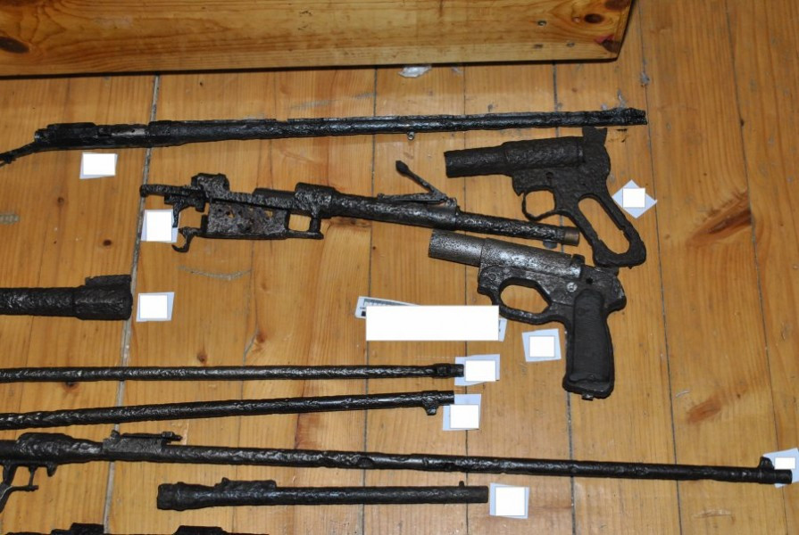 Trzymał w domu arsenał broni