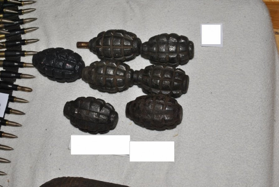 Trzymał w domu arsenał broni